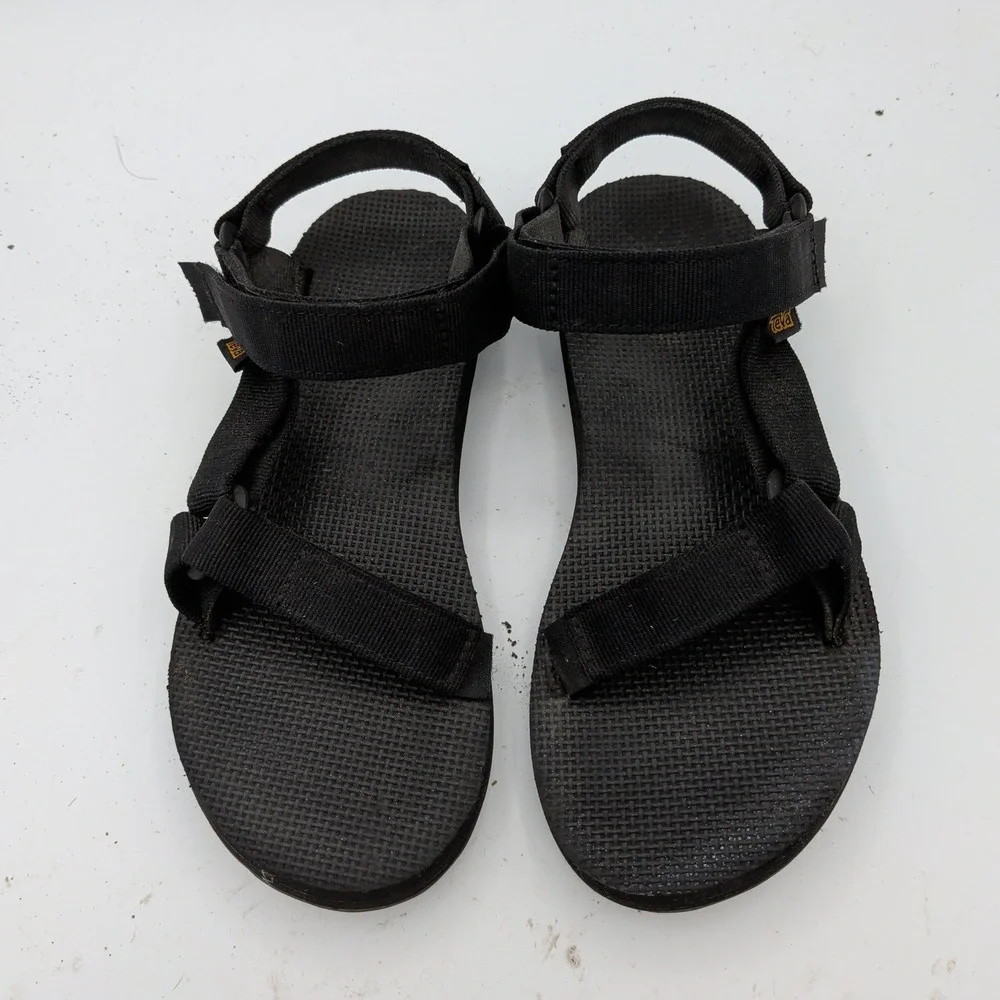 Teva Original Universal Black Sport Sandals Mens 7 Womens 9 1003987 Hiking Shoes